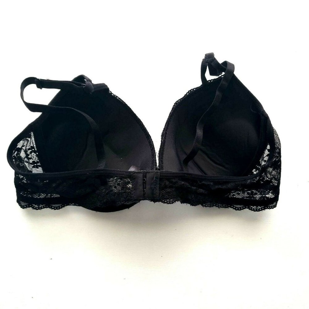 So Sexy NWOT Black Lace Push Up Bra 34C - Picture 2 of 8